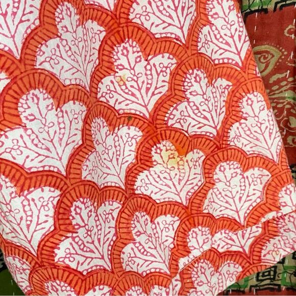 Roberta Roller Rabbit Jemina Terry Cloth Lined Midi Robe Size Extra Small/ Small - Picture 10 of 16